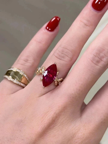 Natural ruby diamond - &,